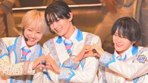 左から、少年忍者・元木湧、内村颯太、黒田光輝（写真：サイゾーウーマン）